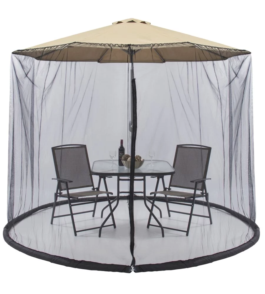 ZANZARIERA PER OMBRELLONE EUROGARDEN CON ZIP 3X3 M